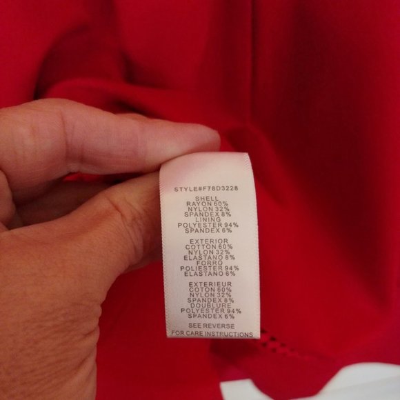 Adelyn Rae Red Sleeveless Mid Dress +2 More Dresses Bundle NWT - Picture 3 of 12